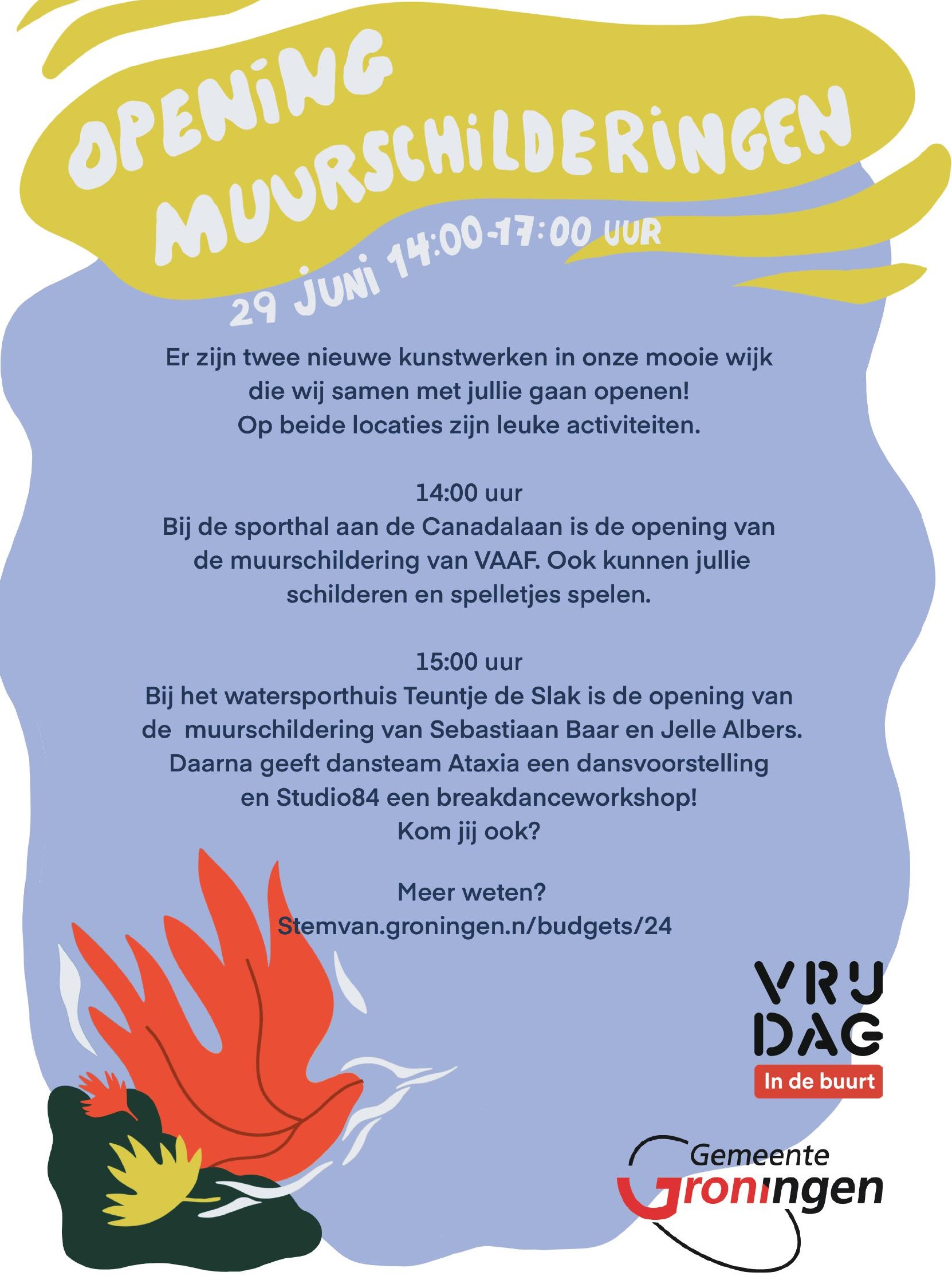 Flyer Street Art Zuid opening 